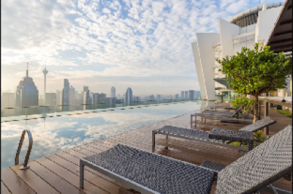 Luxury infinity pool @ Regalia Suites KL - image 13