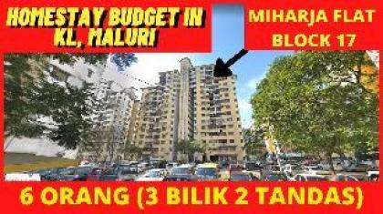 Budget KL Maluri Flat Mihaja Blok 17 WIFI 3R2B - image 2