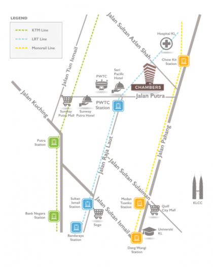 LRTMonorail & KTM near the Serviced Apartment #AP - image 15